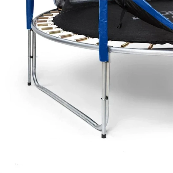 Батут KLARFIT Jumpstarter с внутренней сеткой 250 см синий