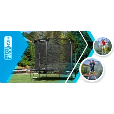 Батут THUNDER INSIDE ELITE с внутренней сеткой 6 футов 183 см черный