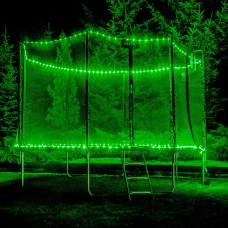 Батут THUNDER OUTSIDE PRO с наружной сеткой 8 футов 244 см черно-розовый