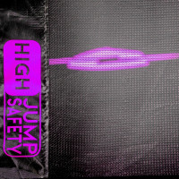 Батут THUNDER OUTSIDE PRO с наружной сеткой 8 футов 244 см черно-розовый