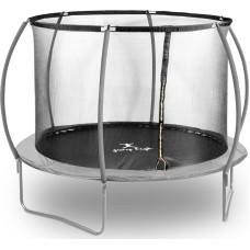 Батут Gymrex GR-TR02 с внутренней сеткой 10 футов 305 см черно-серый