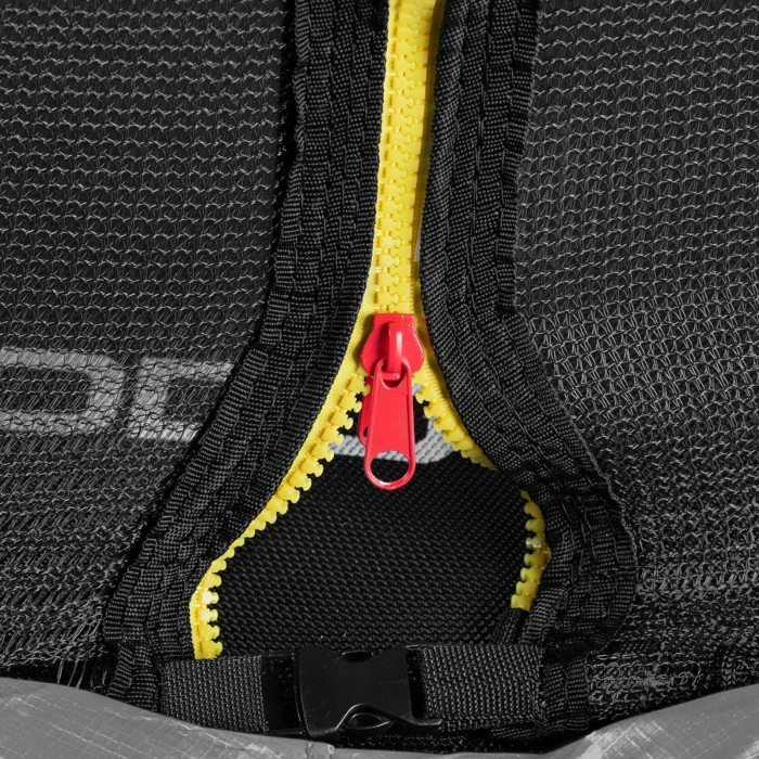 Батут Gymrex GR-TR02 с внутренней сеткой 10 футов 305 см черно-серый