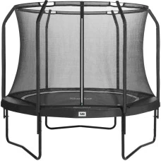 Батут Salta Premium Black Edition с внутренней сеткой 8 футов 251 см черный