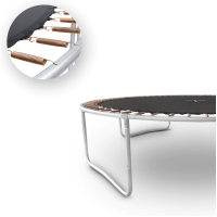 Батут OUTTEC Pumpkin с внутренней сеткой 14 футов 435 см черный