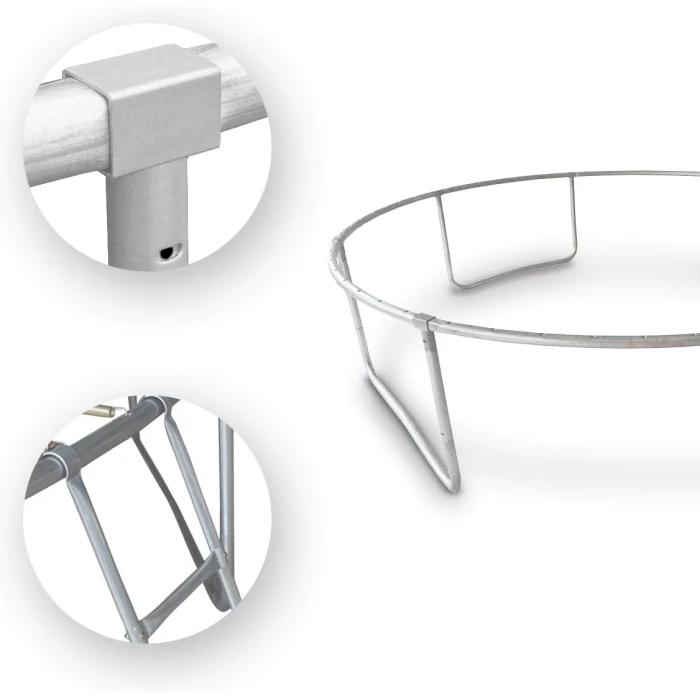 Батут OUTTEC Pumpkin с внутренней сеткой 14 футов 435 см черный