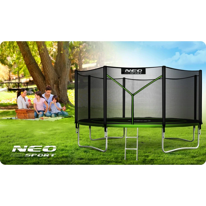 Батут Neo-Sport NS-13Z231 с наружной сеткой 13 футов 404 см