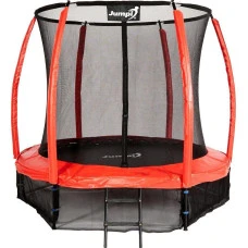 Батут Jumpi Maxy Comfort Plus с внутренней сеткой 8,5 футов 252 см красный
