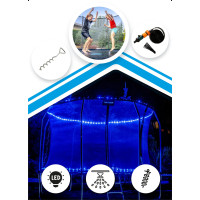 Батут THUNDER INSIDE ELITE с внутренней сеткой 8 футов 244 см черный