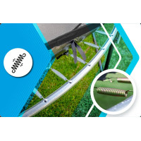 Батут THUNDER INSIDE ELITE с внутренней сеткой 8 футов 244 см черный