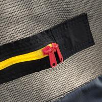 Батут inSPORTline Flea PRO с внутренней сеткой 430 см черный