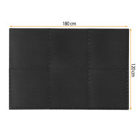 Защитный коврик-пазл для фитнеса 180 x 120 Neo-Sport - 7506