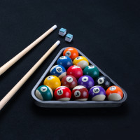 Стіл для більярду та настільного тенісу 3в1 inSPORTline Residento, 214 х 120 х 81 см - світле дерево