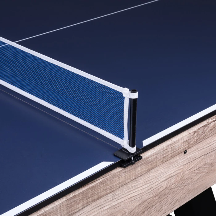 Стіл для більярду та настільного тенісу 3в1 inSPORTline Residento, 214 х 120 х 81 см - світле дерево