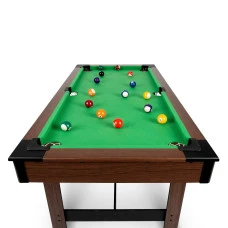 Бильярдный стол с аксессуарами Neo-Sport NS-807, 122 x 61 x 76 см – темно-коричневый.