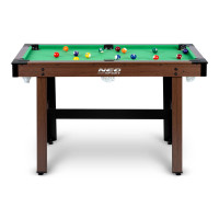 Бильярдный стол с аксессуарами Neo-Sport NS-807, 122 x 61 x 76 см – темно-коричневый.
