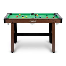 Бильярдный стол с аксессуарами Neo-Sport NS-807, 122 x 61 x 76 см – темно-коричневый.