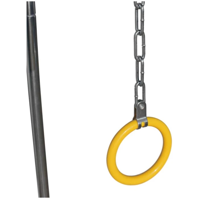 Детский стационарный турник с обручами MASTER