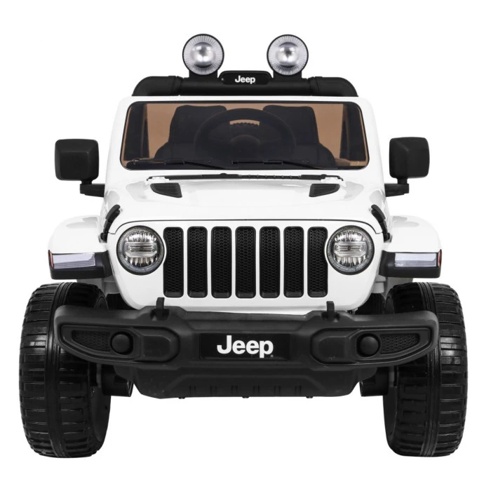 Детская аккумуляторная машинка Jeep Wrangler Rubicon Белая