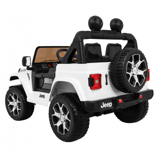 Дитяча акумуляторна машинка Jeep Wrangler Rubicon Біла