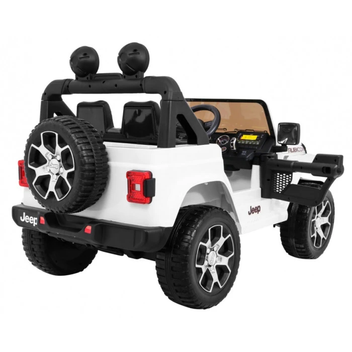 Детская аккумуляторная машинка Jeep Wrangler Rubicon Белая