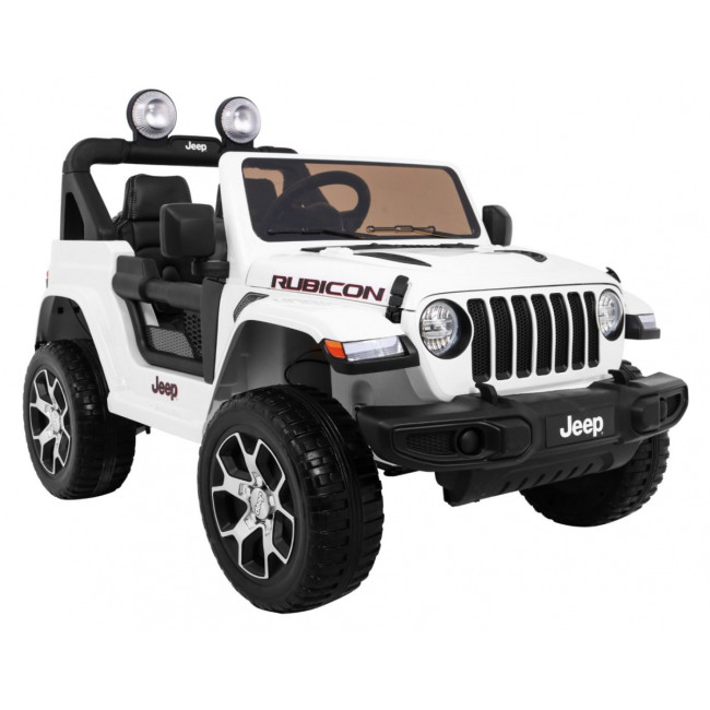 Дитяча акумуляторна машинка Jeep Wrangler Rubicon Біла