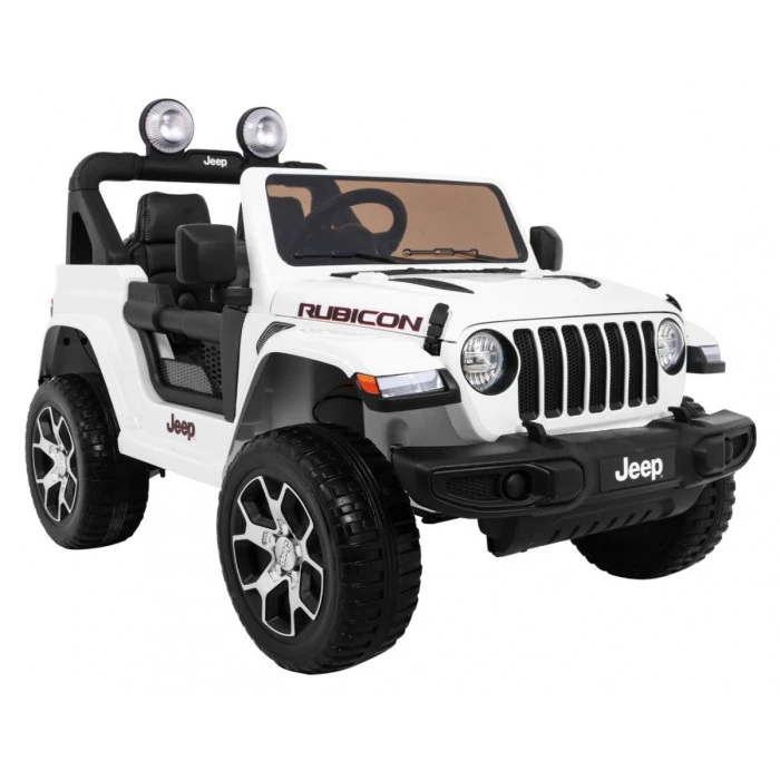 Детская аккумуляторная машинка Jeep Wrangler Rubicon Белая