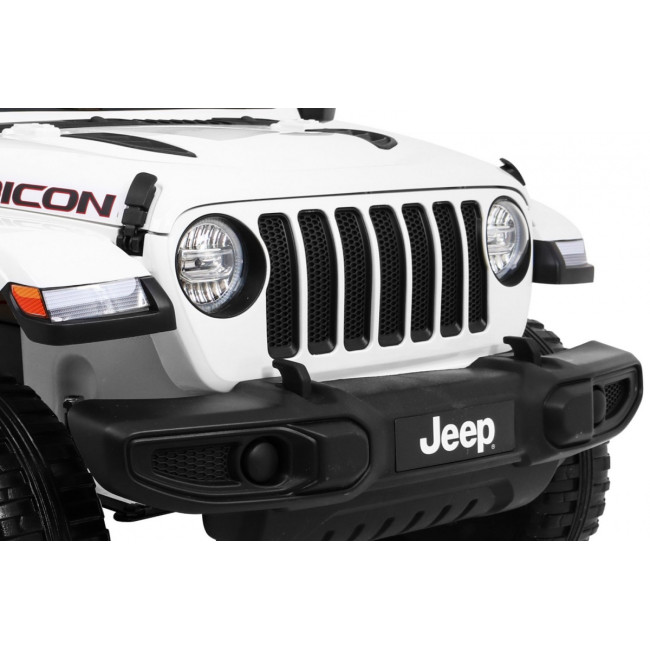 Дитяча акумуляторна машинка Jeep Wrangler Rubicon Біла