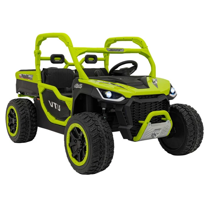 Детский аккумуляторный грузовик фермерский UTV Racing Green