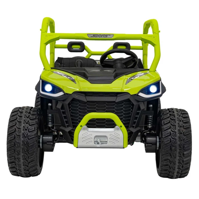 Детский аккумуляторный грузовик фермерский UTV Racing Green