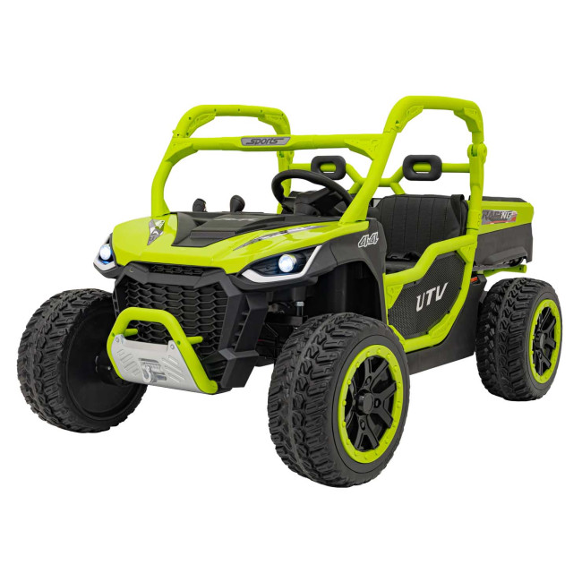 Детский аккумуляторный грузовик фермерский UTV Racing Green