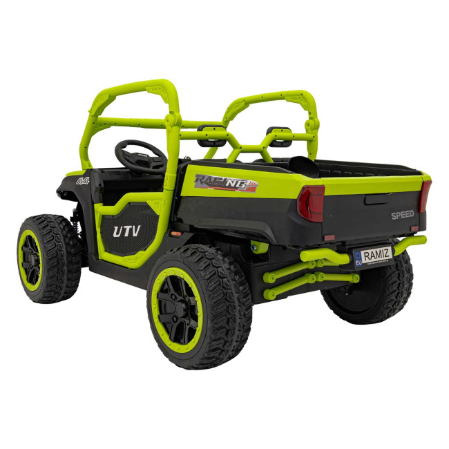 Детский аккумуляторный грузовик фермерский UTV Racing Green