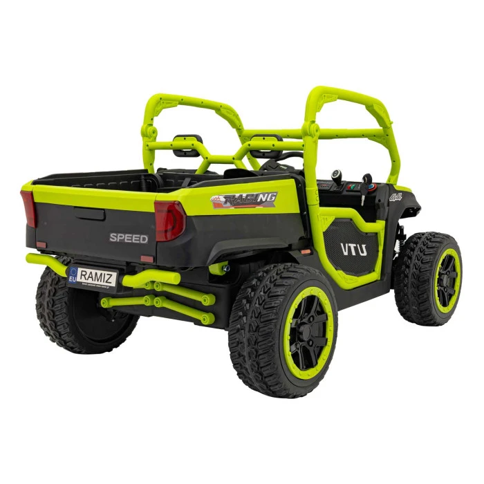 Детский аккумуляторный грузовик фермерский UTV Racing Green