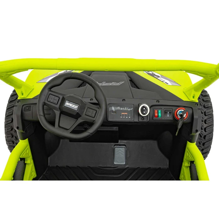 Детский аккумуляторный грузовик фермерский UTV Racing Green