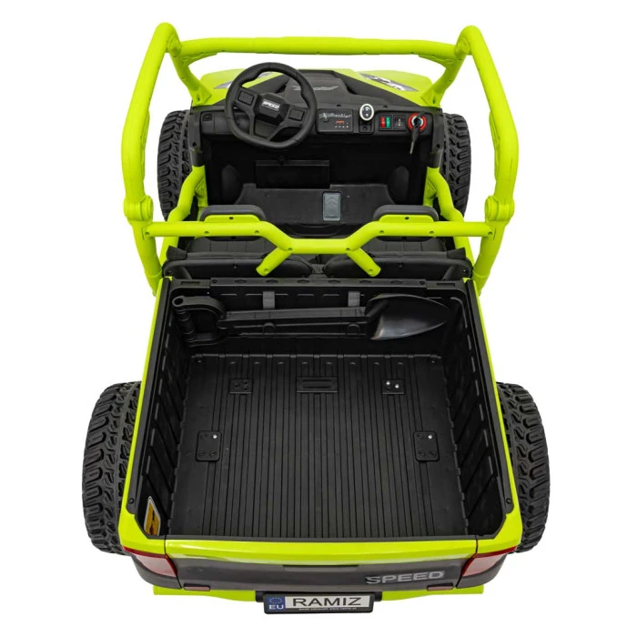 Детский аккумуляторный грузовик фермерский UTV Racing Green