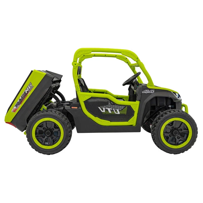 Детский аккумуляторный грузовик фермерский UTV Racing Green