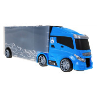 Поліцейська машина 2в1 для дітей 3+ Відсік для зберігання машин + Автомобільна гірка