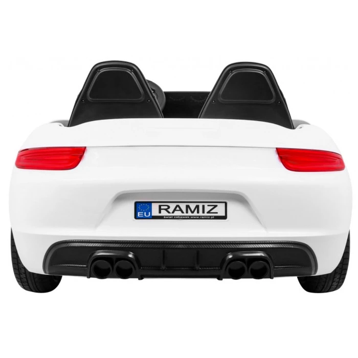 Дитяча акумуляторна машинка Perfecta для 2 дітей Біла