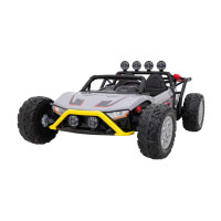 Машинка Buggy Racing 5 на аккумуляторе для детей +3. Серый + Двигатели 2х200Вт + Пульт + Медленный Старт