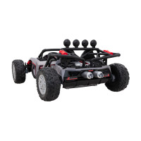 Машинка Buggy Racing 5 на аккумуляторе для детей +3. Серый + Двигатели 2х200Вт + Пульт + Медленный Старт