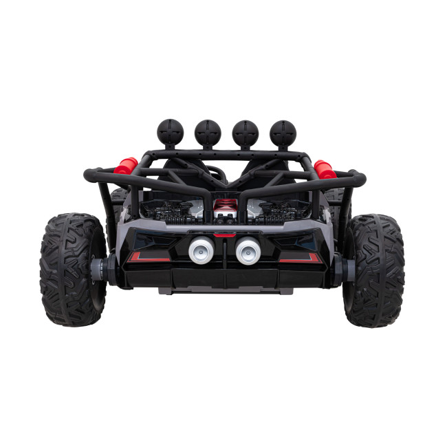 Машинка Buggy Racing 5 на аккумуляторе для детей +3. Серый + Двигатели 2х200Вт + Пульт + Медленный Старт