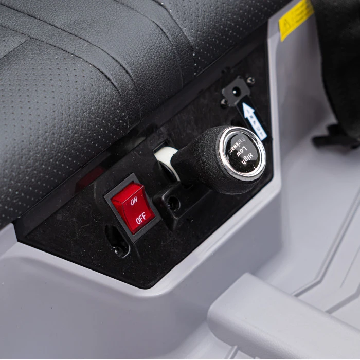 Машинка Buggy Racing 5 на акумуляторі для дітей +3. Сірий + Двигуни 2х200Вт + Пульт + Повільний Старт