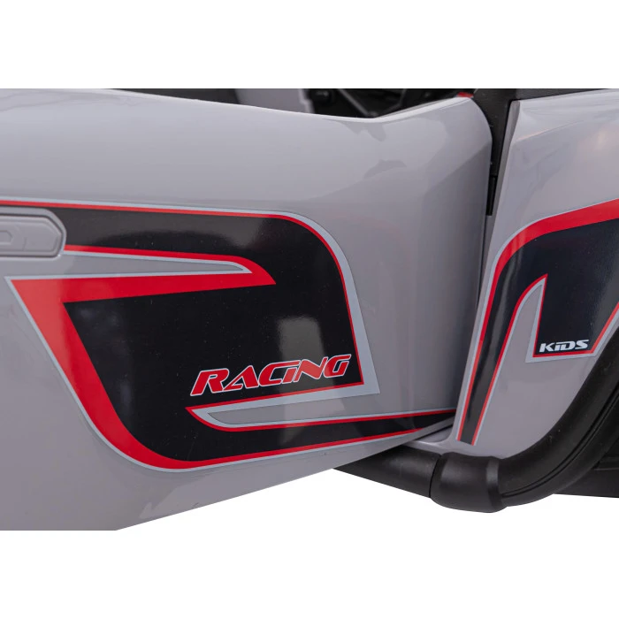 Машинка Buggy Racing 5 на акумуляторі для дітей +3. Сірий + Двигуни 2х200Вт + Пульт + Повільний Старт