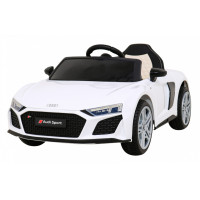 Детская аккумуляторная машинка Audi R8 LIFT Белая