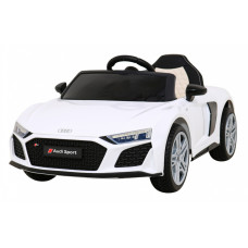 Детская аккумуляторная машинка Audi R8 LIFT Белая