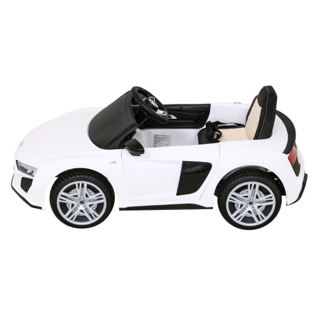 Дитяча акумуляторна машинка Audi R8 LIFT Біла