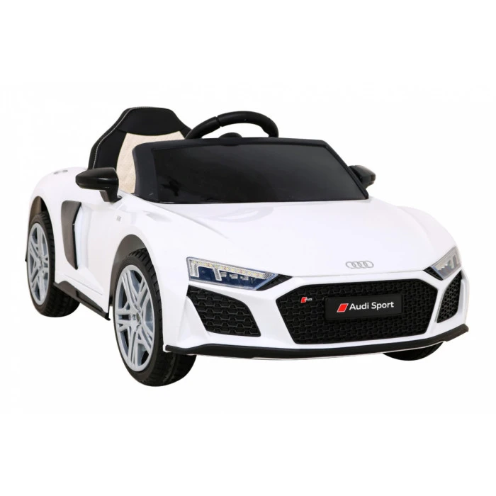 Детская аккумуляторная машинка Audi R8 LIFT Белая