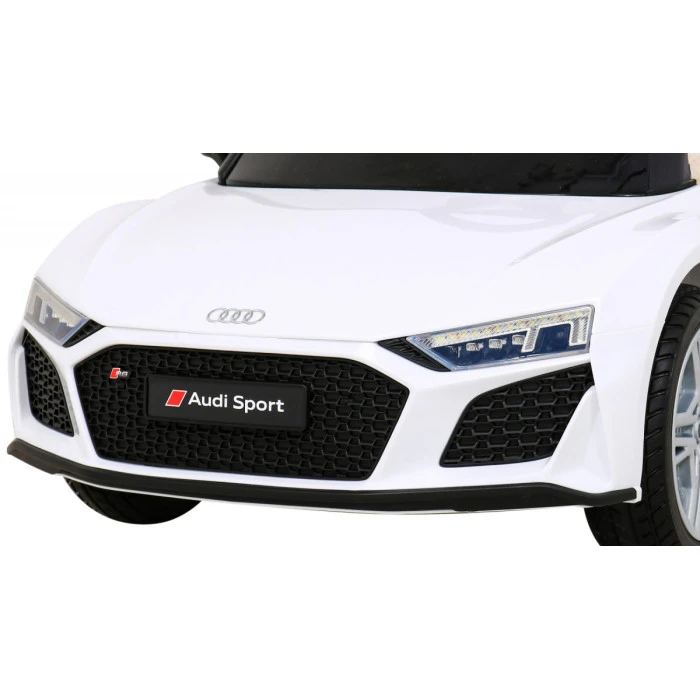 Детская аккумуляторная машинка Audi R8 LIFT Белая