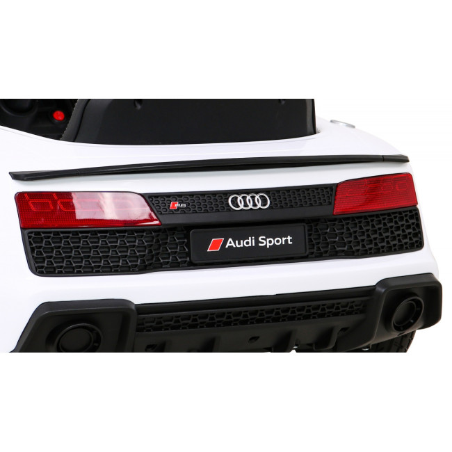 Дитяча акумуляторна машинка Audi R8 LIFT Біла