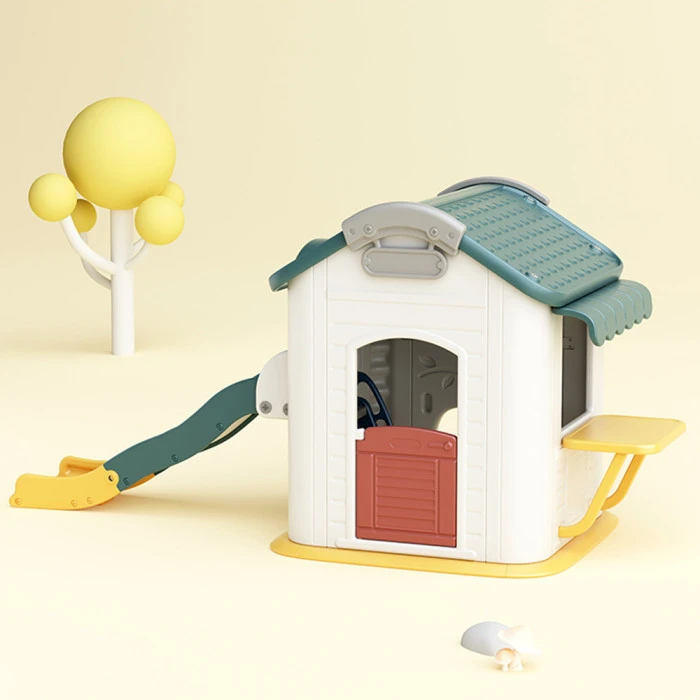 Детский домик с горкой и качелями inSPORTline Housino