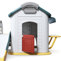 Детский домик с горкой и качелями inSPORTline Housino